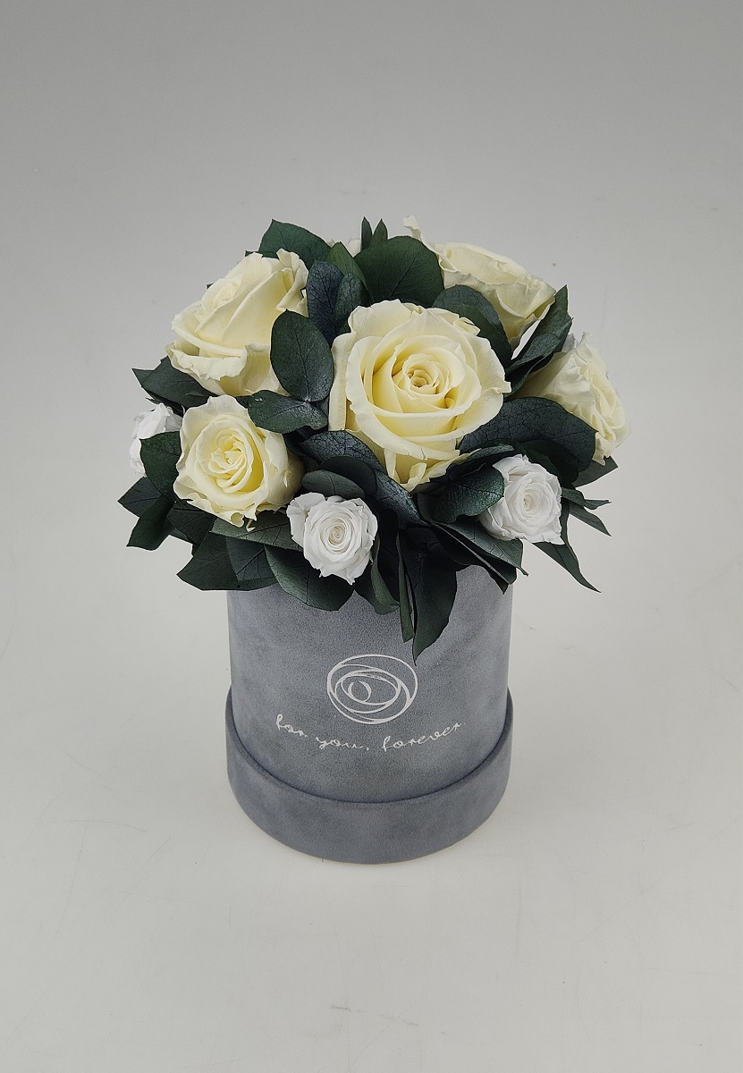 Rose Belle Box S szary DeLuxe waniliowy z eukaliptusem - obrazek 3
