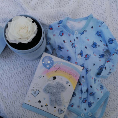 kwiaty na baby shower