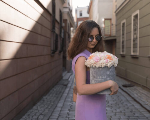 sesja zdjęciowa z różami