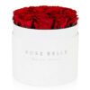 Rose Belle Box XL flokowany biały